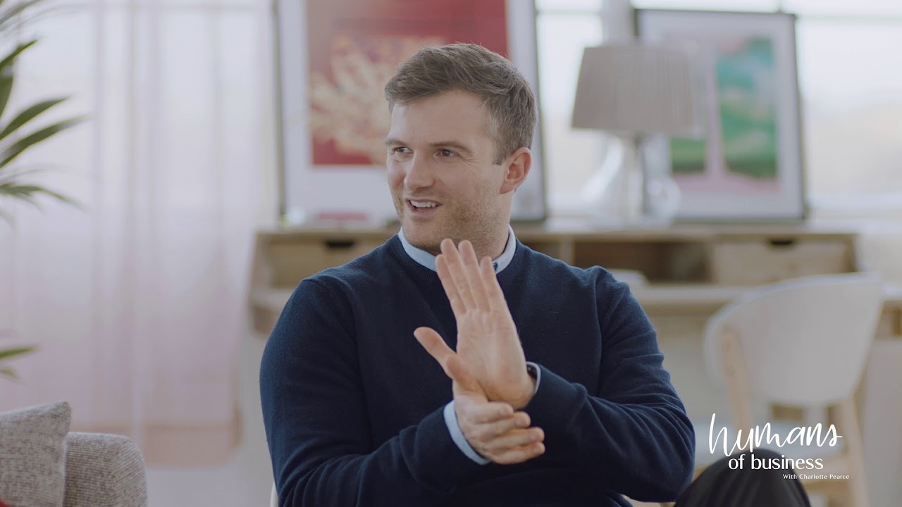 Charlotte Pearce interviewing Giles Humphries, co-founder of Mindful Chef