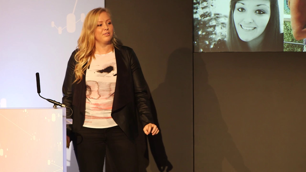 Charlotte Pearce speaking at Nudgestock 2017